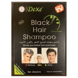 شامبو صبغة الشعر البني الفورية للرجال و النساء من ديكسي 25مل عبوة من 10 اكياس