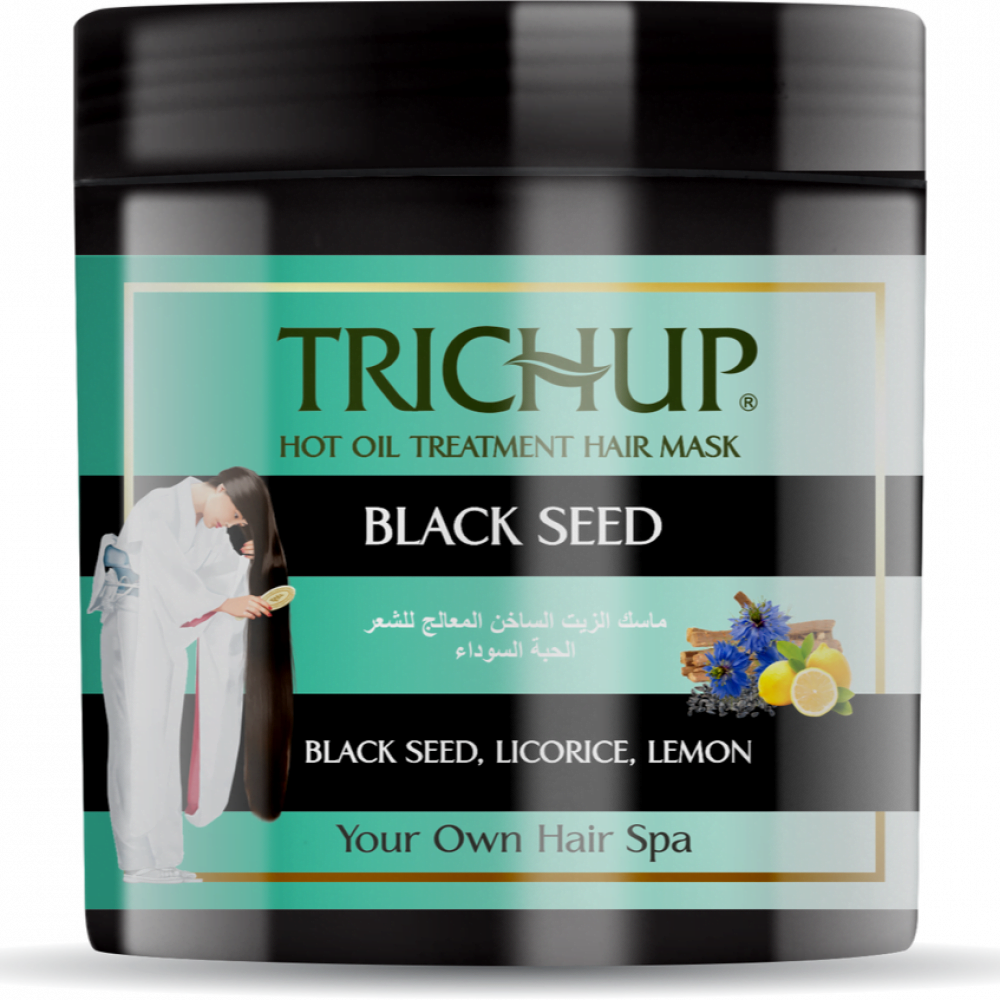 ماسك حمام زيت للشعر تريشوب بالحبة السوداء 500 مل