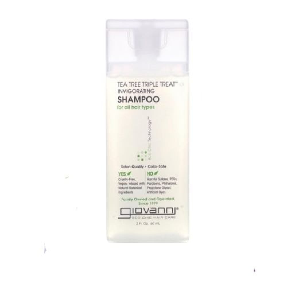 شامبو العناية الثلاثية بالشعر بخلاصة شجرة الشاي من جيوفاني 60 مل